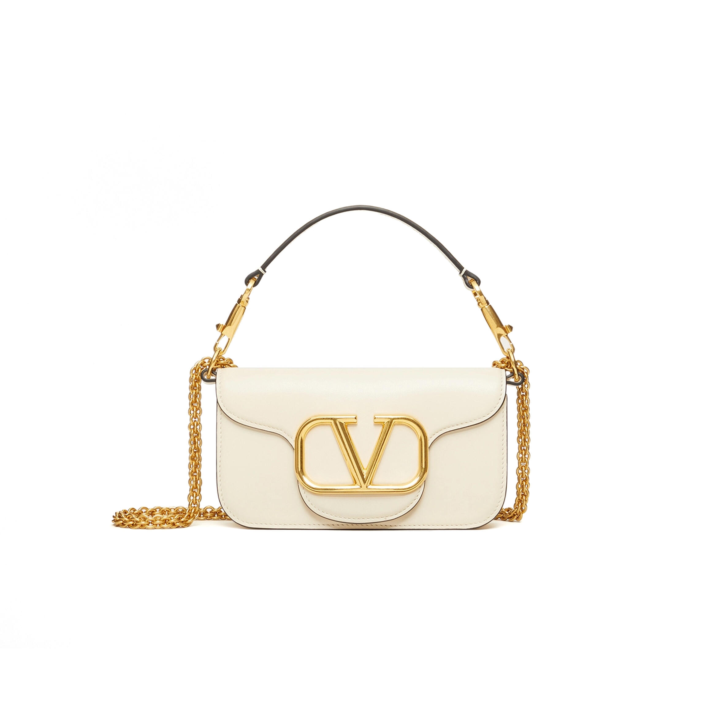 Va1e*ntin0 garavani locÒ small leather shoulder bag wb0k53zxli16 (19*10.5*5cm)